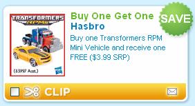 Coupons.com Transformers Coupon