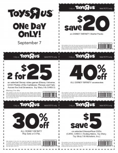 disney infinity TRU coupons