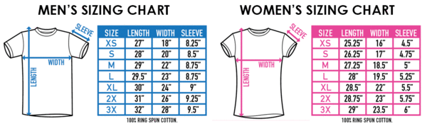 Funko shirt sizes