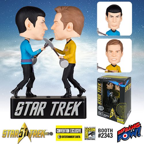 cc16 spock v kirk bobble heads